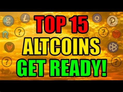 I'll take a look at the some altcoins using news and fundamental and technical analysis that could tags : Top 15 Altcoins with MASSIVE POTENTIAL! Cryptocurrency ...