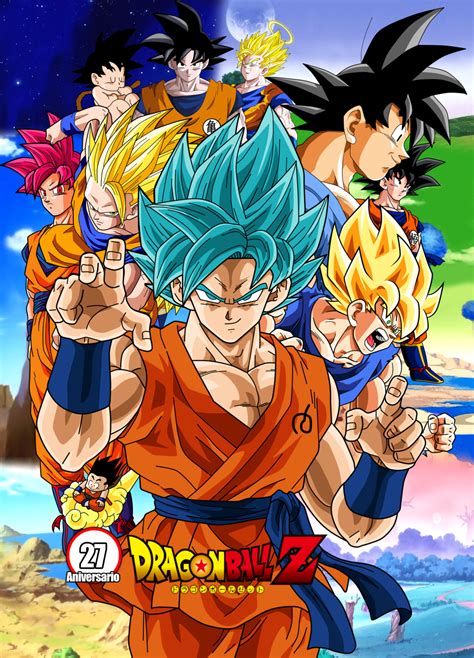 Poster Dragon Ball Z 27 Aniversario By Chronofz On Deviantart