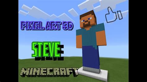 Como Hacer A Steve Pixel Art Minecraft Youtube