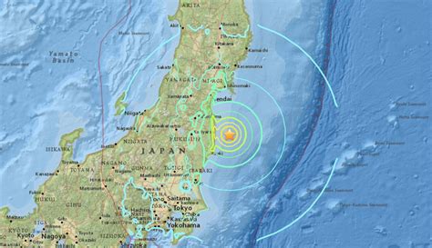 This 2011 quake, also known as the great sendai earthquake or great tōhoku earthquake, caused widespread damage to japan and initiated a. Magnitude 7.4 Earthquake Strikes Fukushima, Japan ...