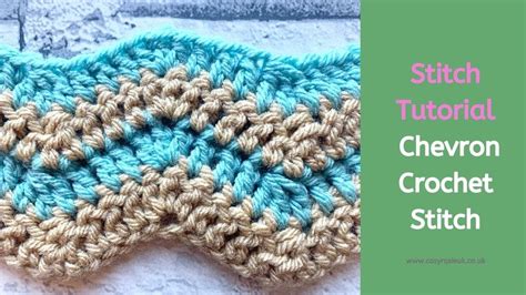 How To Crochet Chevron Stitch For Beginners Youtube