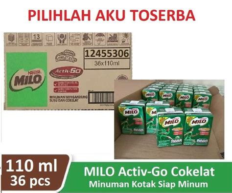 We did not find results for: Jual Susu Milo Kotak Coklat ACTIVE GO UHT - ukuran 115 ml ...