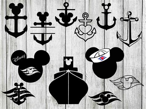 Mickey Mouse Svg Bundle Anchor Svg Cruise Svg Bundle Cruise Etsy