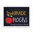 2nd Grade Rocks  Chalkboard Applique