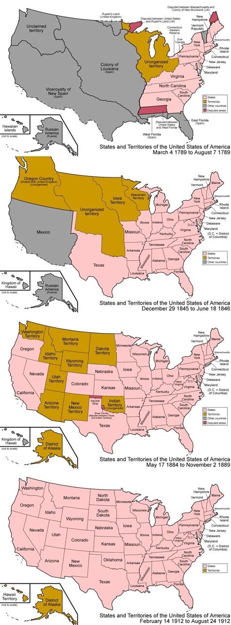 Maps On The Web — The Evolution Of United States Territories From