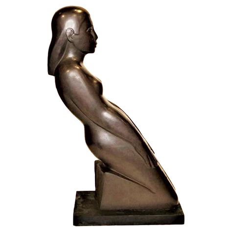Bronze Statue Of A Kneeling Nude Girl Art Nude Bronze Etsy My Xxx Hot