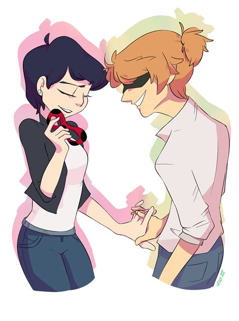 Adult Adrien And Marinette By Shizzome On Deviantart
