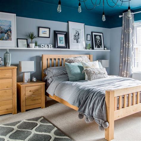 A playful concept combined with natural calm scheme is a perfect. Blue bedroom ideas - see how shades from teal to navy can ...