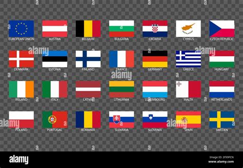 Waving Flags Of Europe Vector Hi Res Stock Photography And Images Alamy