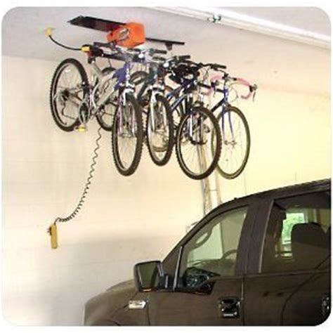 Owning a bike is both a luxury and valuable environmental alternative, to say nothing of the physical. Garage Ceiling Storage Hoist BICYCLE SYSTEM BIKE OVERHEAD ...