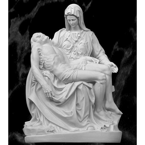 Michelangelo S Piet In Reconstituted White Marble Online Sales On
