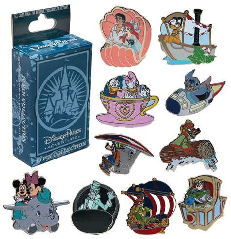 DISNEY S HOLLYWOOD STUDIOS MYSTERY COLLECTION PIN BOX PINS IN BOX Contemporary Now Rfe Ie