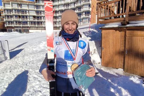 fiona championne de savoie en super g grand chambéry ski