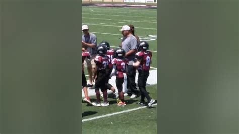 Look At The Sack An The 45 Yard Run Little Kids Football 👏👌👍 Youtube