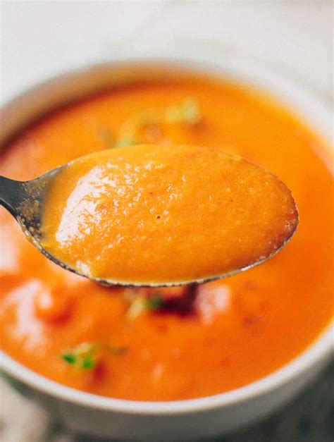 Healthy Tomato Carrot Soup Vegan Gluten And Dairy Free Real Greek