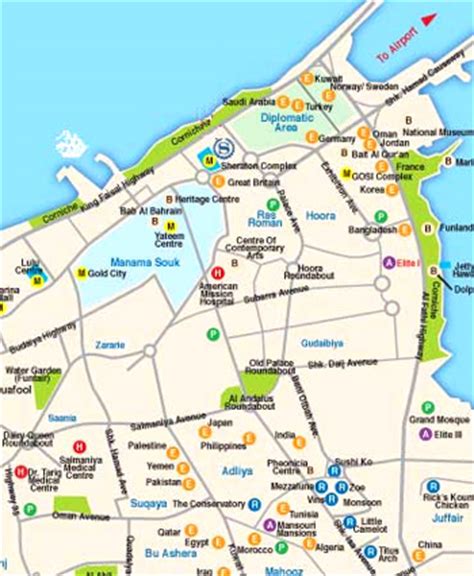 1060x1480 / 220 kb go to map. Bahrain Map, Map of Manama Bahrain - Manama city map