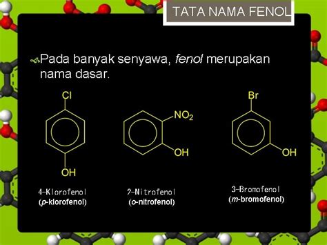 Struktur Fenol Fenol Adalah Senyawa Yang Memiliki Sebuah