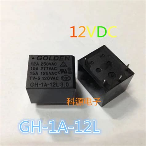 gh 1a 12l 3 0 relay 12vdc golden relay 4 pin gh 1c 12l in relays from home improvement on