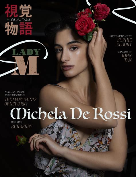 Michela De Rossi On The Cover Of Visual Tales Magazine September 2021 Whynot Blog