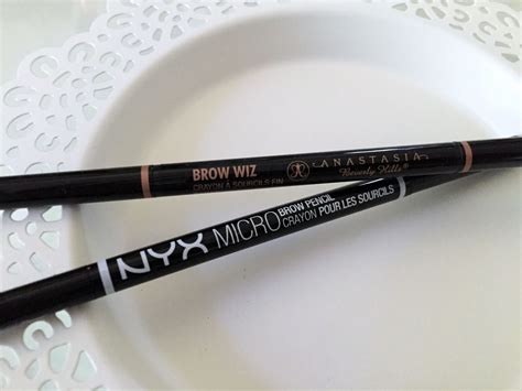 Shimmering Image Anastasia Brow Wiz Vs Nyx Micro Brow Is It A Dupe