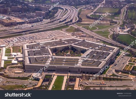 The Pentagon From Above In Washington Dcpentagonwashingtondc