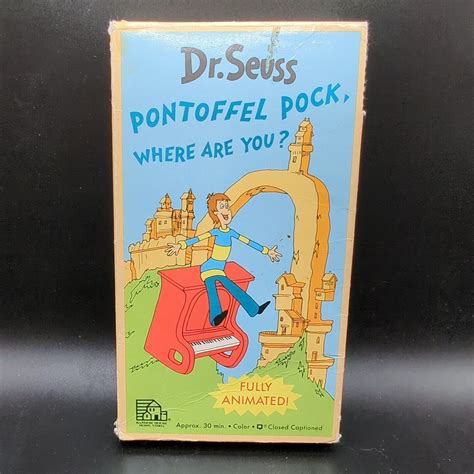 Dr Seuss Pontoffel Pock Where Are You Abc Vhs Animated Random