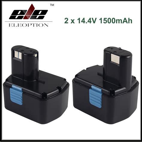 2x Rechargeable Battery For Hitachi 144v Eb1414s Eb 1412s Eb 1414 Eb