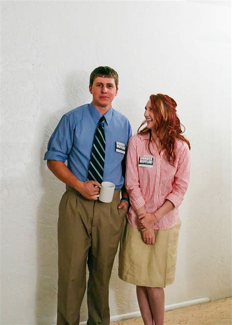 Pam Beesly And Jim Halpert From The Office Halloween Costume Office