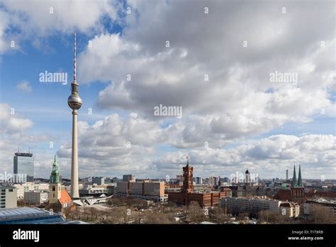 St Marienkirche Fernsehturm Tv Tower Rotes Rathaus And Other