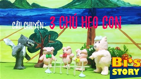MÚa RỐi ĐẤt NẶn Ba ChÚ Heo Con Clay Puppet Three Little Pigs Youtube