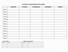 College Course Planning Template New Student Planner Templates Class ...