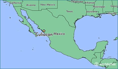 Where Is Culiacan Mexico Culiacan Sinaloa Map