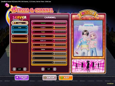 [audition online] audition nexus mmo dancing rhythm game all game