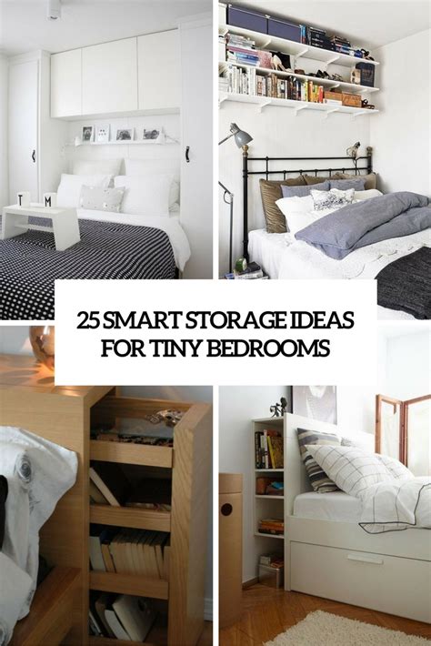 25 Smart Storage Ideas For Tiny Bedrooms Shelterness