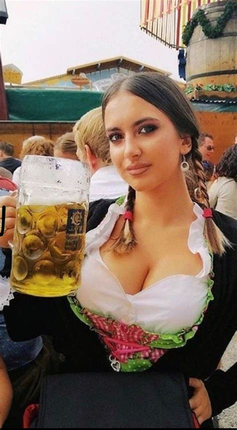 Pin By Chris Craven On All Things Beer German Beer Girl Oktoberfest Woman Beer Girl