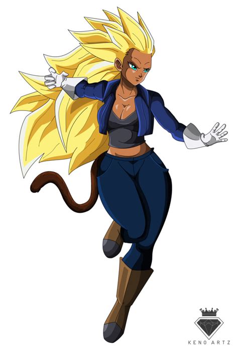 Super saiyan custom characters discussion. Sayla Ssj 3 by KingKenoArtz | Female dragon, Anime dragon ...