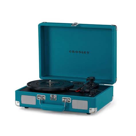 Crosley Cruiser Deluxe Turntable With Bluetooth Out Teal Gear4music
