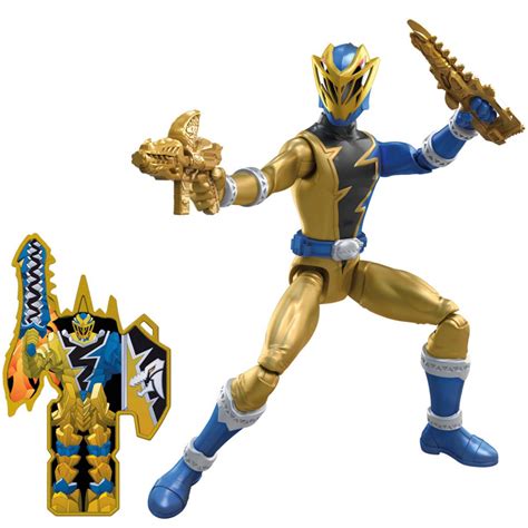 Power Rangers Dino Fury Gold Ranger 6 Inch Action Figure