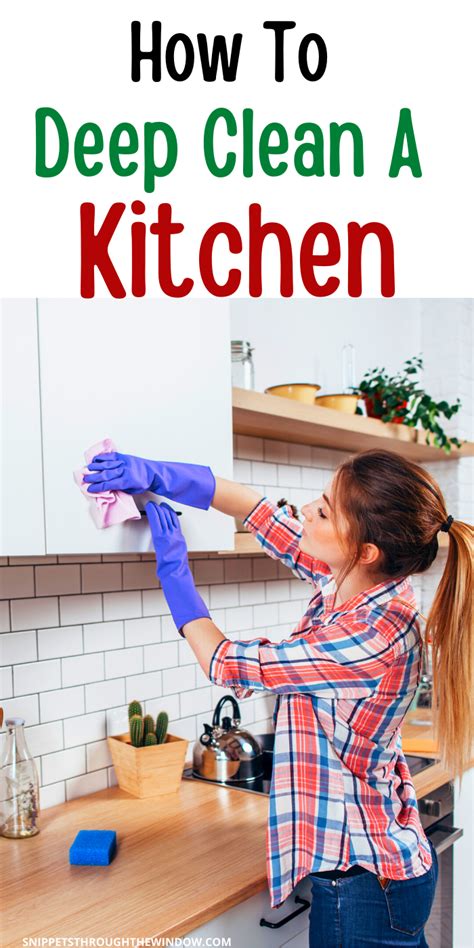 HOW TO DEEP CLEAN A KITCHEN PRO TIPS Cleaning Hacks Deep Cleaning