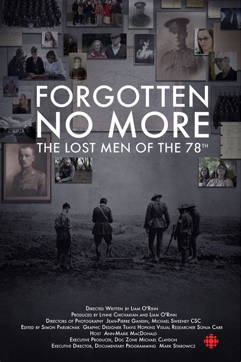 Forgotten No More The Lost Men Of The 78th 2014