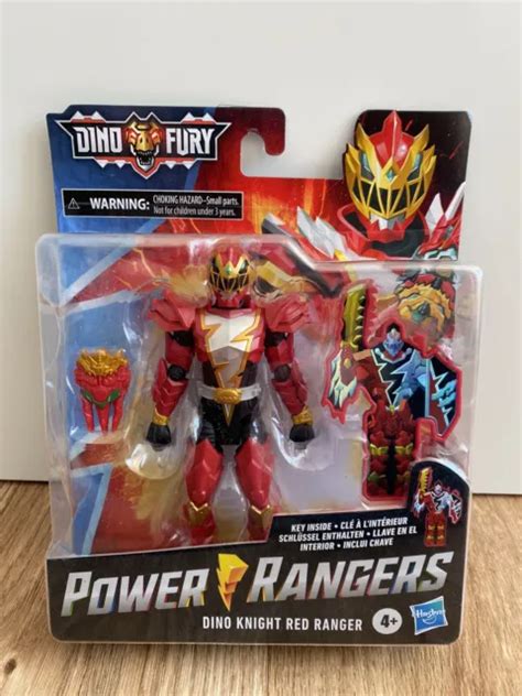 POWER RANGERS DINO Fury Figure Knight Red Ranger Morphin Hasbro NEW
