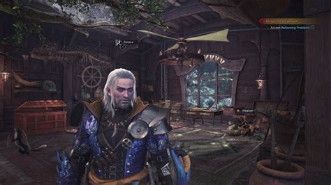 geralt of astera monster hunter world and the witcher 3 gaming