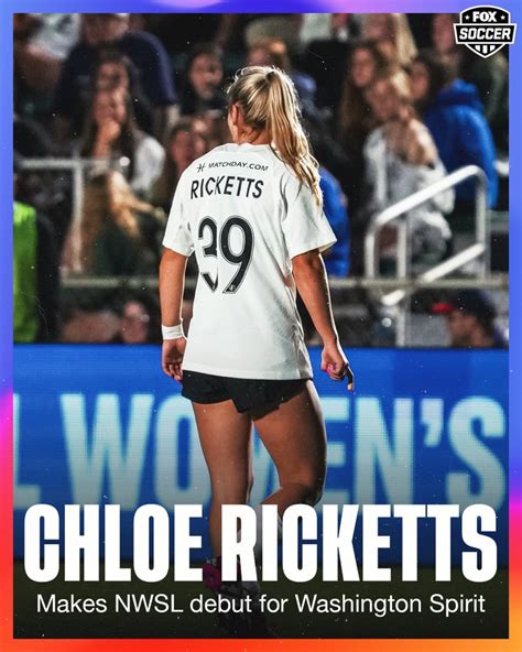 Fox Soccer On Twitter 15 Year Old Midfielder Chloe Ricketts Has Officially Made Her Nwsl