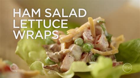 How To Make Ham Salad Lettuce Wraps In The Kitchen With David Venable