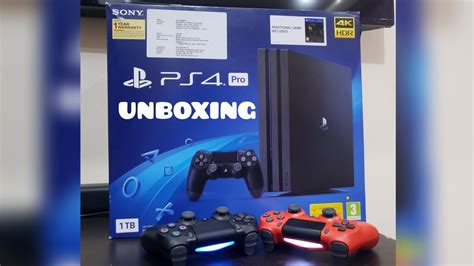 Sony Playstation 4 Pro Unboxingreview Youtube