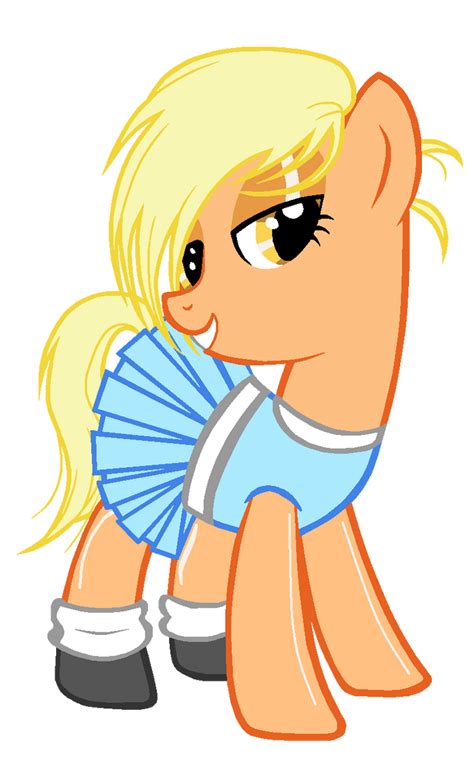 Comsh Mlp Oc Cheerpony Orange And Blonde Pixel By Scintillant Mobile H