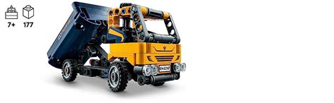 Lego Technic Dump Truck 42147 Building Toy Set 177 Pcsmulticolor