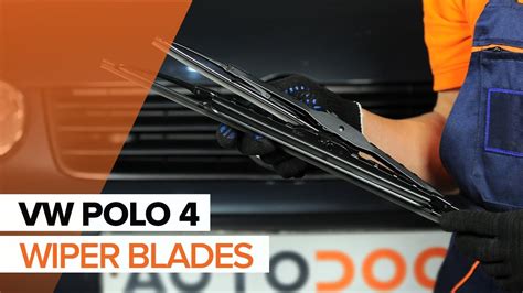 How To Change Front Wipers Blades VW Polo TUTORIAL AUTODOC YouTube