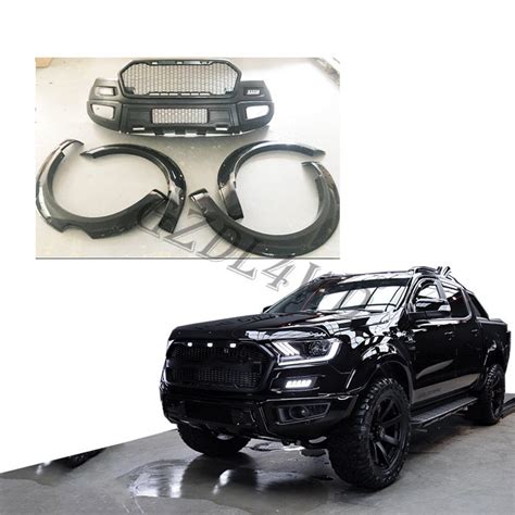 China For Ranger T7 Wildtrak Body Kits Front Bumper Kit Convert To