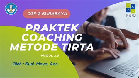Coaching Coaching Model Tirta Praktek Coaching Model Tirta Kasus Youtube